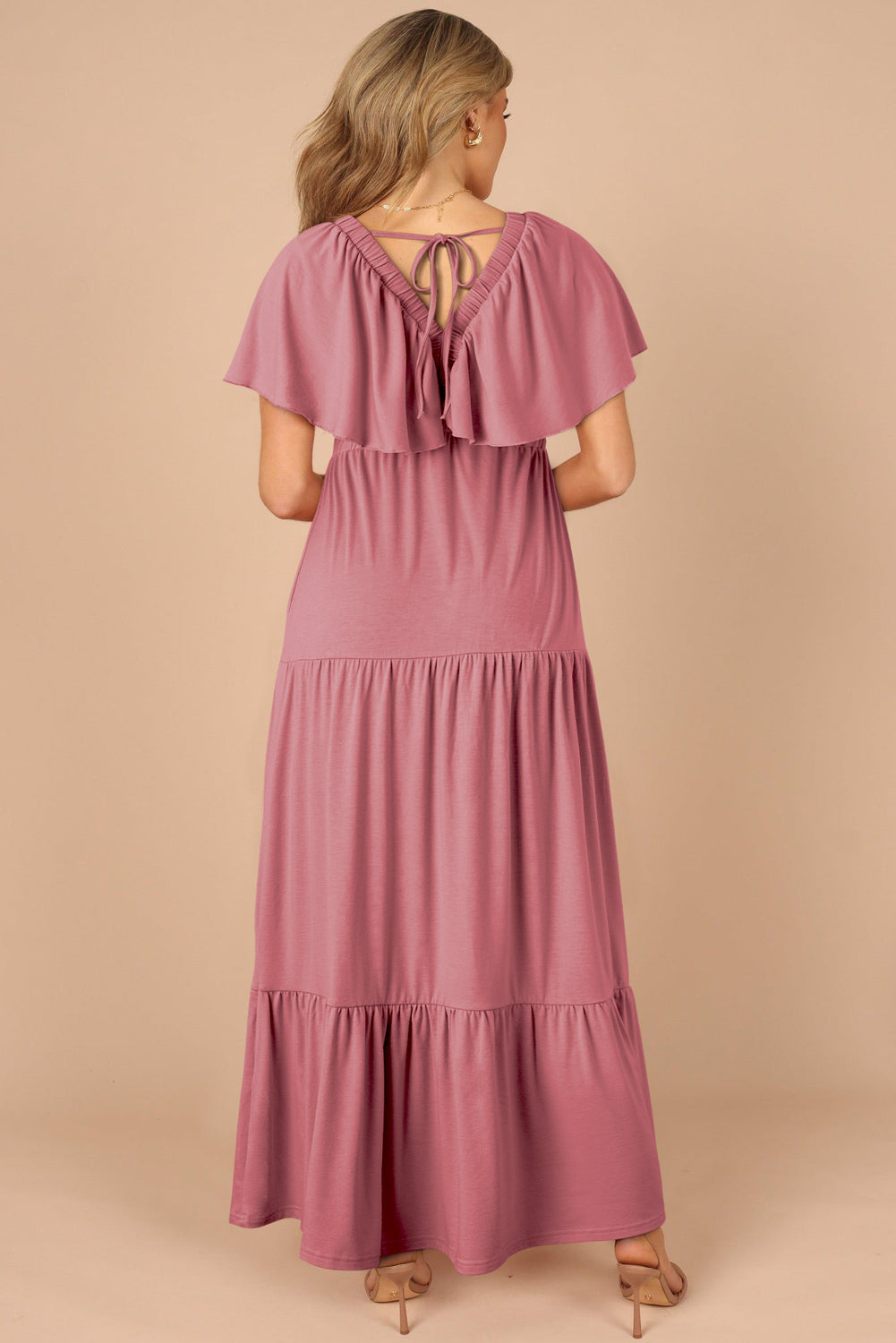 Rose Pink Maxi Dress