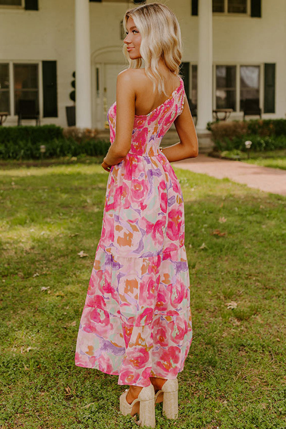 Evie One Shoulder Maxi Dress