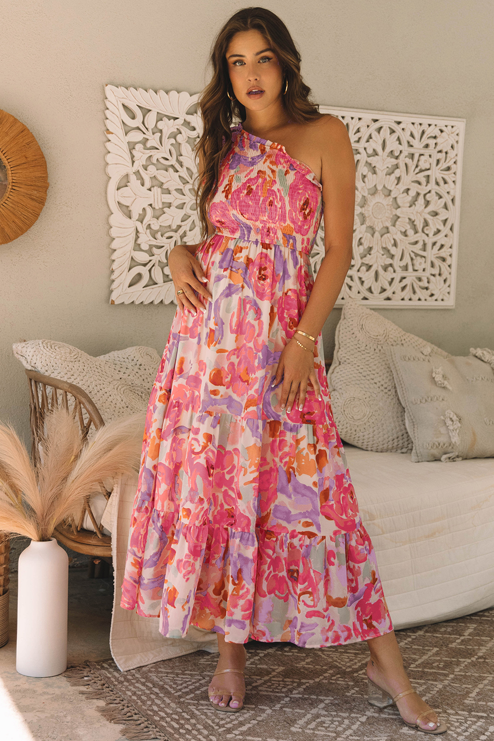 Evie One Shoulder Maxi Dress